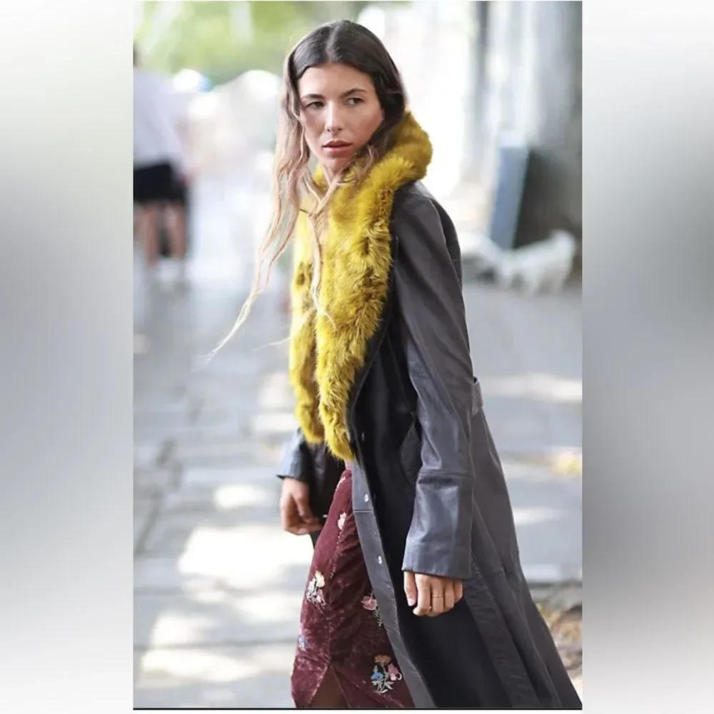 FREE PEOPLE
Midnight Train Leather Duster - Picture 2 of 9